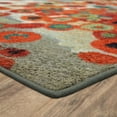 thumbnail image 3 of Mohawk Home Strata Tossed Floral Multi Printed Area Rug, 5'x8', Grey & Orange, 3 of 7