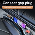 thumbnail image 4 of 2PCS Car Seat Gap Filler Organizer, Car Seat Gap Organizer to Block Falling of Essential Items, Car Side Seat Gap Filler for Car, Universal Car Gap Filler for Cars, SUVs & Trucks - BLACK, 4 of 11