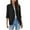 Black, variant on Leesechin Womens 3/4 Ruched Sleeve Blazer Jacket Lightweight Work Office Open Front Solid Coat
