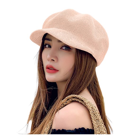 Berets Hats For Women Solid Color Summer Outing Sunblock Beret Golf Hat UV Protection