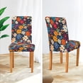 thumbnail image 3 of Yayeee 4 Pack Dining Chair Covers Stretch Parson Chairs Slipcovers Seat Protector, Bright Colorful Flowers Pattern, 3 of 6