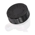 thumbnail image 1 of ABS Material Sturdy Black & White Foot Rear Oil Cup, Fluid Reservoir Master Cylinder Cup, Stable Durable For Safe For Motorcycle, 1 of 8