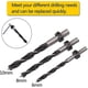 thumbnail image 4 of 14pcs Pocket Hole Jig, 15 Carpentry Guide Oblique Hole Positioner, 4 of 5