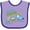 Lavender and Purple, variant on Inktastic Happy Easter Train Boys or Girls Baby Bib