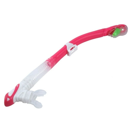 Snorkel Package Scuba Equipment - Plastic Underwater Equipment Freediving Scuba Air Tube Diving Snorkel Fuchsia
