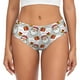 thumbnail image 1 of Balery Christmas Santa Claus Ropa Interior de Algodón para Mujer con Dibujo – Braguitas Cómodas y Elásticas, Estilo Clásico-Large, 1 of 6