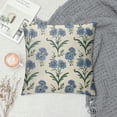 thumbnail image 2 of Nawypu  Sage Green Blue Floral Pillow Covers Spring Flower Leaves Print Decorative Throw Pillow Cases Outdoor Farmhouse Decoration for Sofa Couch Bed, 2 of 5