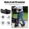 thumbnail image 3 of 2Pcs Universal Rollator Armrest Pad for Upright Walker Wear Resistant Ergonomic Rollator Forearm Pad Easy to Install Anti Deformation Rollator Arm Support Pad for Seniors, 3 of 10