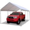 King Canopy Universal Canopy 12' x 20' , 1 3/8-Inch Powder Coated Steel Frame, 8 Leg, White