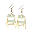 thumbnail image 2 of Pendientes de silla para mujer, pendientes colgantes de acrílico minimalista, pendientes creativos, pendientes divertidos para regalo de cumpleaños, Estilo B, 2 of 8