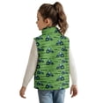 thumbnail image 3 of Pzuqiu Truck Print Kids Sleeveless Vests Casual Clothes for Boy 9-10 Versatile Soft Winter Lightweight Sleeveless Fleece Jacket with Practical Wind Proof for Outdoor Activities, 3 of 7