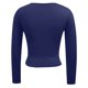 thumbnail image 5 of Camiseta sexy de cuello cuadrado y manga larga - Abrigo de otoño para chicas guapas, tejido suave y elástico, diseño a juego, adecuado para ocasiones informales, 5 of 5