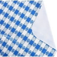 thumbnail image 5 of Yourtablecloth Checkered Vinyl Tablecloth with Flannel Backing for Restaurants, Picnics, Bistros, Indoor and Outdoor Dining Blue and White, 52X70 Rectangle/Oblong, 5 of 6