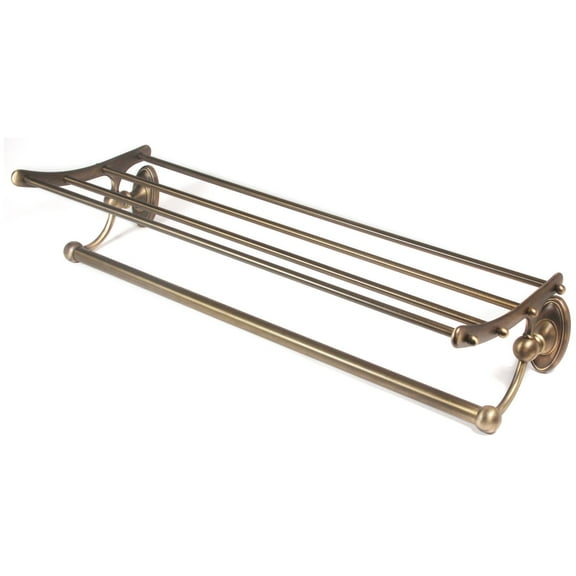 Classic Traditional Wall Mounted Towel Rack, Antique English Matte