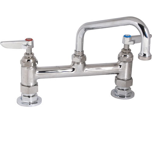 T&S BRASS B-1123 B1123 WORKBOARD FAUCET, DECK MOUNT, 8" CENTERS, 12" SWING NOZZLE, LEVER HANDLES (Genuine OEM Part)