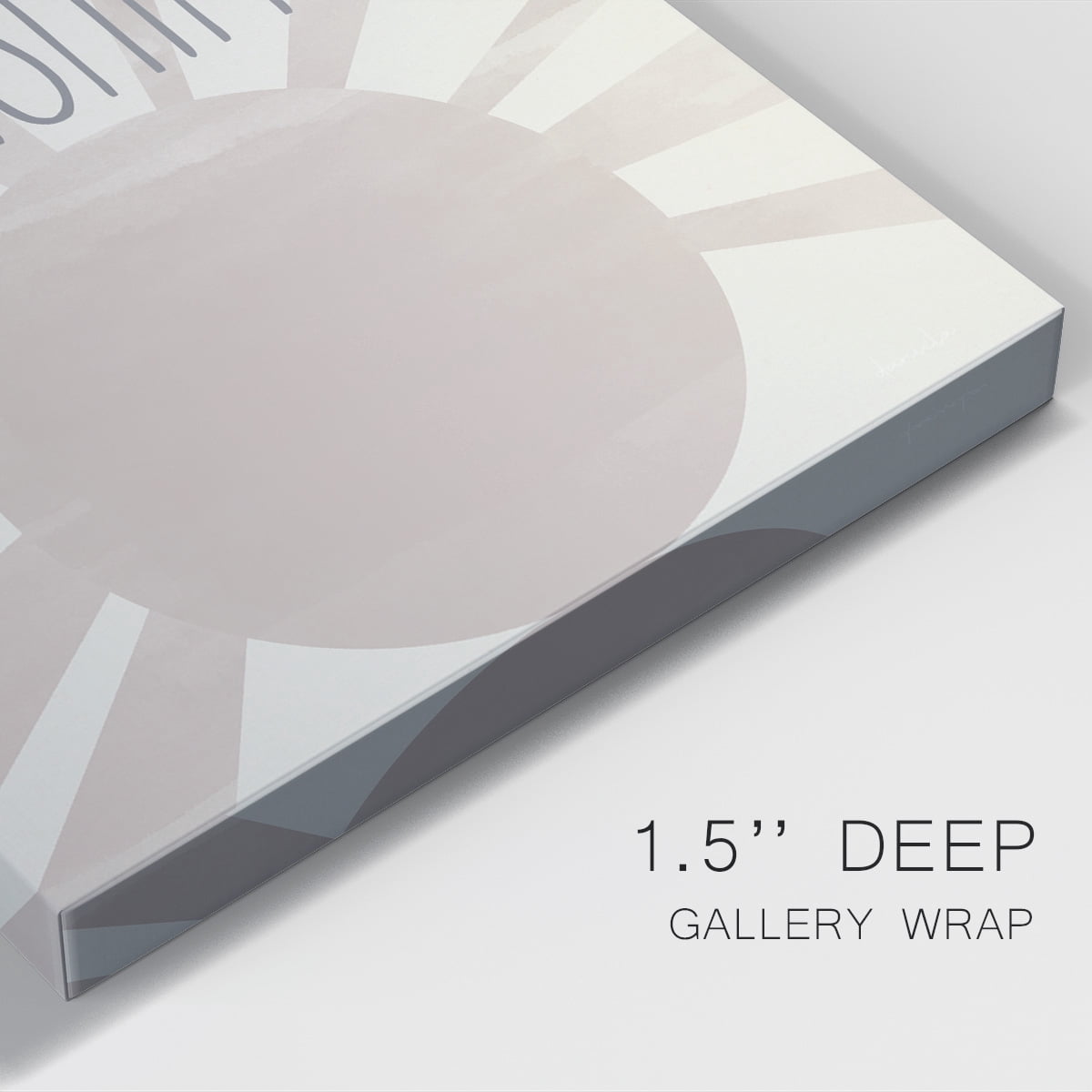 Sunshine Premium Gallery Wrapped Canvas - Ready to Hang
