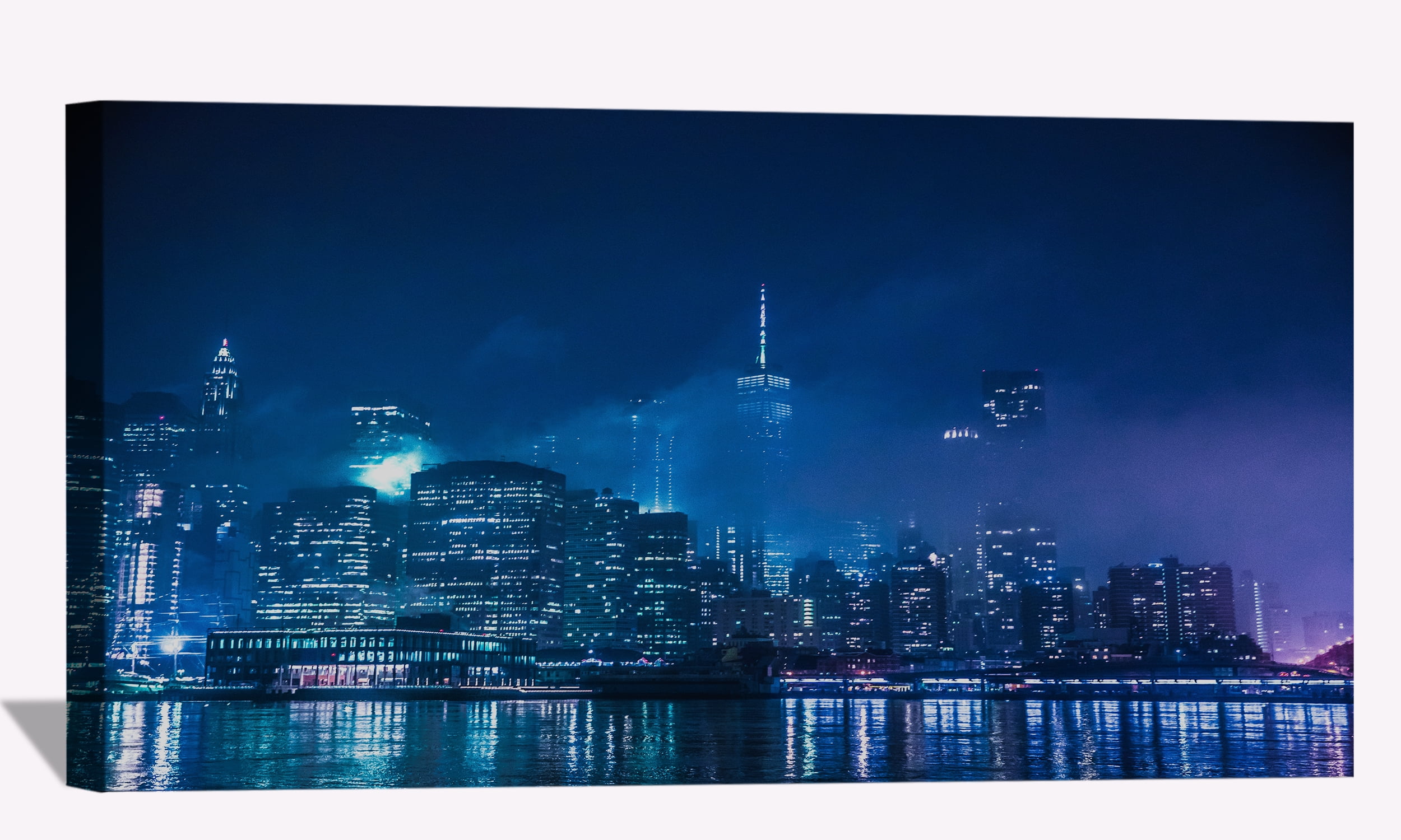 The Lights Of New York Wall Art City Skyline Picture Canvas Art