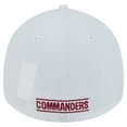 thumbnail image 4 of Men's New Era White Washington Commanders Main 39THIRTY Flex Hat, 4 of 6