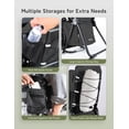 thumbnail image 4 of Mochila portabebés Besrey para niños pequeños, senderismo, color negro, 4 of 8