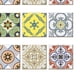 thumbnail image 2 of Paquete de 20 Pegatinas Azulejos, Pegatinas de Transferencia de Azulejos de Pared Estilo Marroquí, Autoadhesivas, Aecoración de Arte Vintage B 10x10cm Baoblaze Mosaico de azulejos de pared pegatinas, 2 of 8