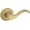 Gold, variant on Baldwin 5455V044PASS 5455V Passage Door Lever Set - Brass
