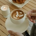 thumbnail image 4 of Juego de café - Diseño único con acabado crema opaco, 8 onzas - Agrega un toque original a tu ritual de café, 4 of 5
