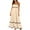 Khaki, variant on Yanhaigong Plus Size Dresses for Women Casual,YANHAIGONG Women's 2025 Summer Midi Striped Spaghetti Dress, Sleeveless Backless Sundress Flowy Smocked Lace Swing A Line Midi Dress