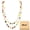 yellow, variant on Long Statement Necklaces for Women Trendy, Boho Costume Jewelry Layered Crystal Beaded Collar Necklaces for Women (NK-10084-Black)