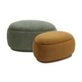 thumbnail image 6 of Bauble 35" & 26" Pebble Storage Ottoman Set of 2 Sage Green & Earthy Yellow, 6 of 10