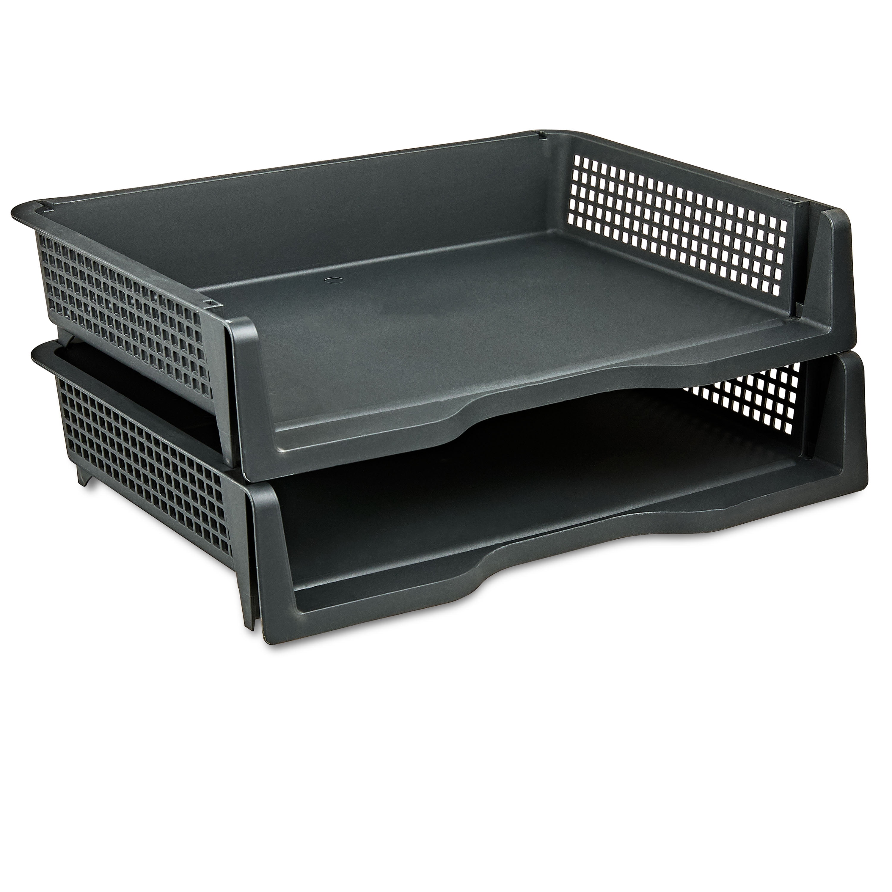 RedCall 2 Pack Under Desk Storage And Organizer,360°Rotation Under Desk Storage