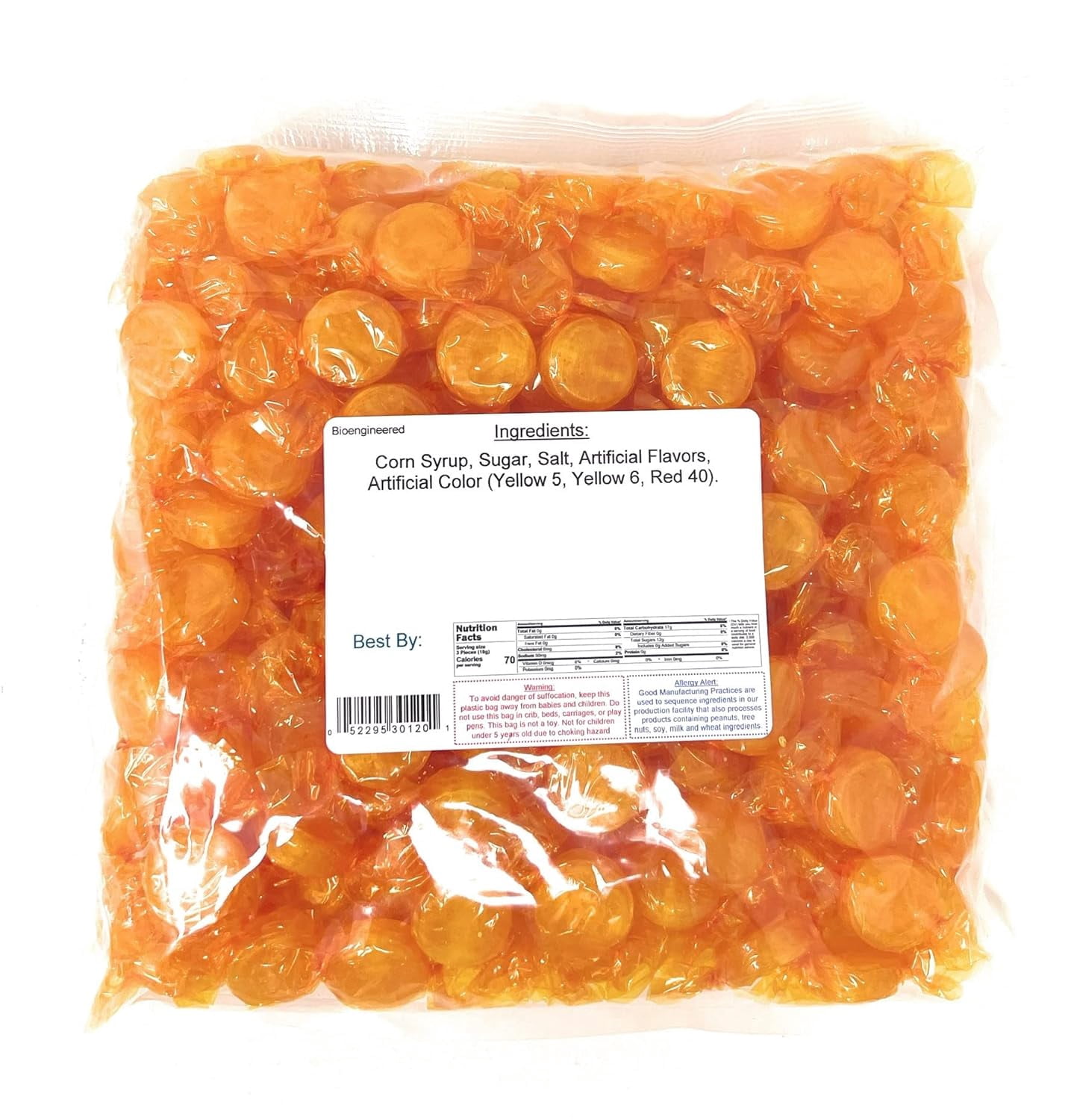 YANKEETRADERS® Butterscotch Buttons Hard Candy - 6 lbs.