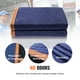 VEVOR Couvertures Mobiles 80 "x 72", Poids de 35 lbs/dz, 12 Packs, Couverture d'Emballage Professionnelle en Coton Non Tissé et Recyclé, Coussinets de Déménageur Robustes pour Protéger les Meubles, les Sols, les Appareils Électroménagers, Bleu / Orange – image 4 sur 9