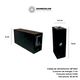 thumbnail image 4 of Lampara Led Doble de Pared Rectangular SKANDIGLOW Interior Exterior, 4 of 6
