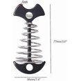 thumbnail image 2 of 10pcs Deck Plank Board Tent Stakes,fishbone Deck Anchor Pegs With Spring Buckle For Outdoor Camping Hiking,black, 2 of 5