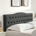 thumbnail image 7 of Weture Tufted Upholstered Headboard King Size, Adjustable Height, Black, 7 of 7