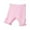 E151-Pink, variant on Girls' Bow Tie Safety Shorts, Comfortable Cute Lace Trimmed Boxer Briefs, Stylish Everyday Leggings, Ages 3-8