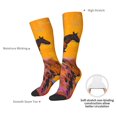 thumbnail image 5 of Picia Women Crew Soft Moisture-wicking Socks Cliff Western Cowboy Pattern Design Cotton Socks, One Size fit All, 5 of 9