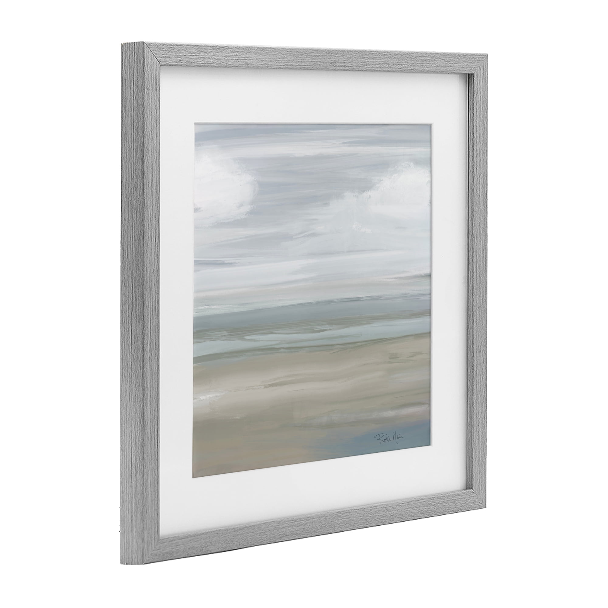 Stupell Industries Another Day Peaceful Landscape Gray Framed Print Under Glass, design by Robin Maria