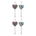thumbnail image 2 of Kearding 2 piezas de llavero con pintura de diamantes de imitación, accesorios para llavero Type2 NO2, 2 of 6