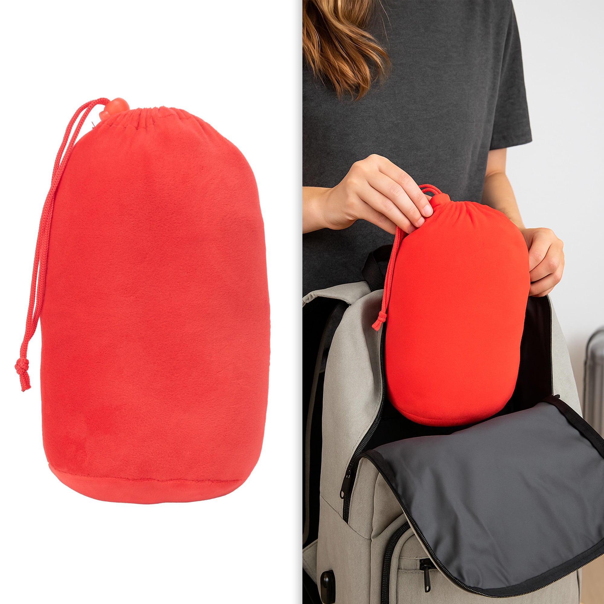 Air Canada Memory Foam Travel Pillow with Removable Washable Cover