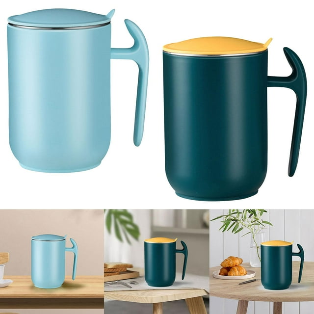 2 piezas 550ML taza de acero inoxidable taza de café al vacío taza de café térmica Macarena Vaso de café