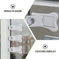 thumbnail image 3 of MasteelfCA 1 Set 12pcs Multifunctional Window Sliding Locks Window Safety Locks (White), 3 of 7