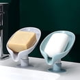 thumbnail image 1 of Juego de 2 jaboneras con ventosa, soporte para jabón de ducha, soporte para esponja para fregadero de cocina, jabonera con drenaje, fácil limpieza, secado rápido sin taladrar, 1 of 5