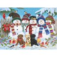 thumbnail image 1 of Rompecabezas de 1000 piezas con muñeco de nieve para Navidad e invierno, 1 of 7