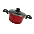 thumbnail image 2 of Luzkey Enamel Soup Pot Enameled Cookware Multipurpose Stewpot Cooking Pot for Camping Household Housewarming Gift Kitchen Restaurant 19cm, 2 of 8