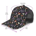 thumbnail image 3 of Picia Mushroom Pattern Trucker Hat,Baseball Cap,Sun Protection Cap,Stylish Headwear,Leisure Cap,Outdoor Sports Cap, 3 of 7