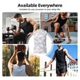 thumbnail image 7 of Kdxio Orchids Flowers for Men's Muscle T-shirt,Sleeveless for Workout Running Athletic Gym Lounge Casual, 7 of 7