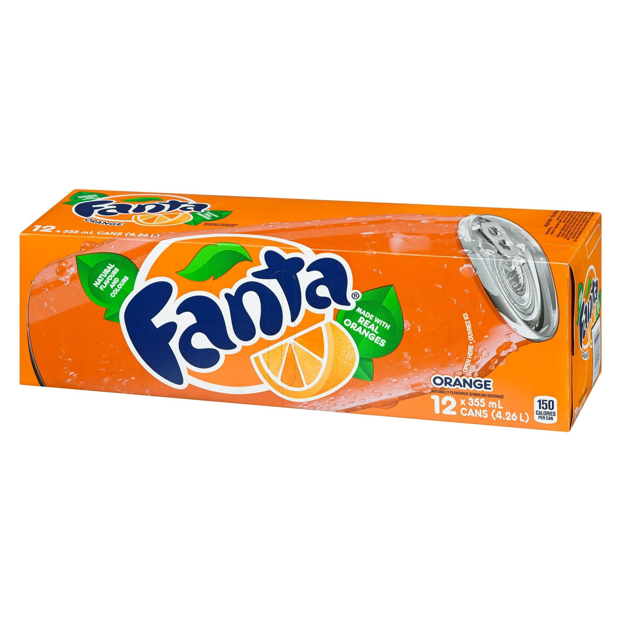 Fanta Orange 355mL Cans, 12 Pack
