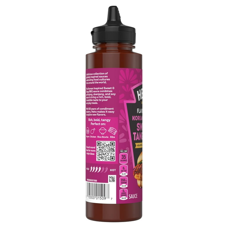 Heinz Flavor Tour Korean Inspired Sweet & Tangy BBQ Sauce, 10 fl