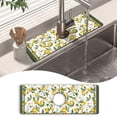 thumbnail image 1 of Kitchen Sink Splash Guard Faucet Mat 15" X 5.5" Lemon Farmhouse Absorbent Fast Drying Mat Faucet Draining Mat Sink Splash Guard Behind Faucet Drip Catcher for Kitchen Bathroom, 1 of 5